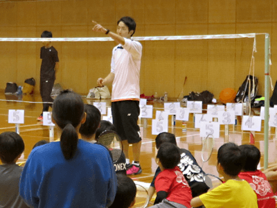 バドミントン教室の様子2