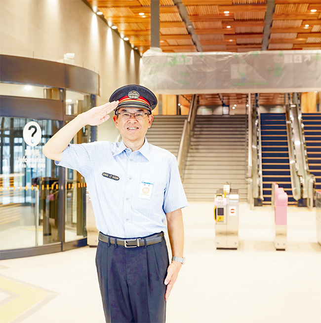 愛媛県の陸の玄関口として愛顔あふれる便利で心温まる駅を目指します