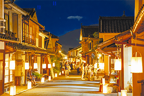 八日市町並観月会
