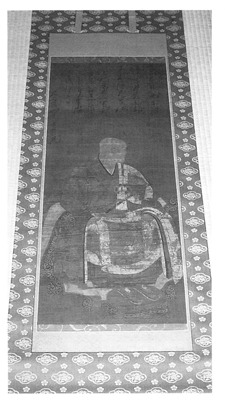 絹本著色月庵宗光像の画像