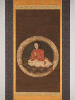 絹本著色稚児大師像の画像