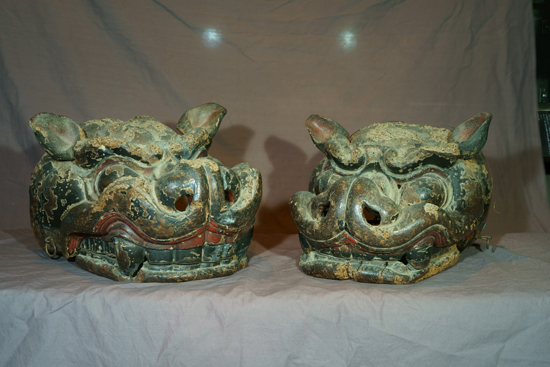 木造獅子頭（石手寺）の画像