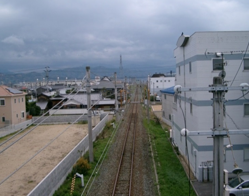 国道56号付近整備前