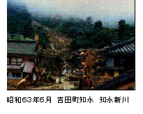 昭和63年6月 吉田町知永知永新川の画像