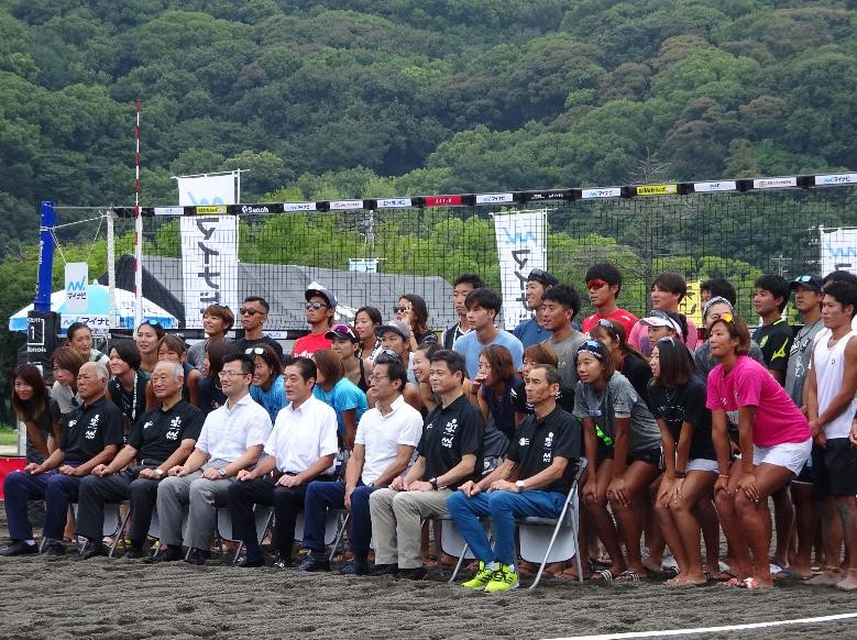 8月24日（土曜日）ジャパンビーチバレーボールツアー2019松山大会開会式（松山市）の画像