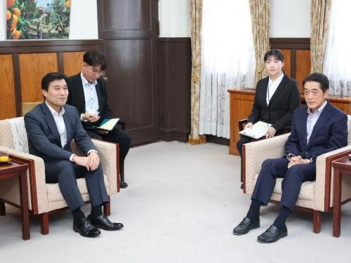 5月22日（水曜日）駐広島大韓民国総領事の訪問（県庁）