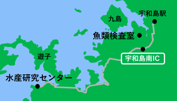 宇和島市マップ