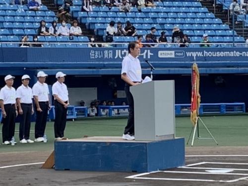 7月13日（土曜日）全国高等学校野球選手権愛媛大会開会式（松山市）