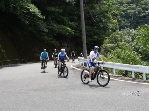 7月20日（土曜日）県内経済人らと西予市サイクリング（西予市）