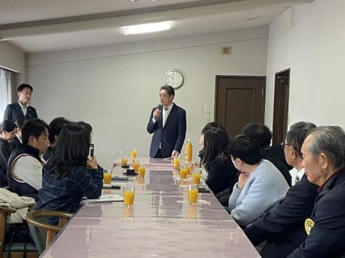 1月11日（土曜日）韓国の航空会社関係者らの訪問（大洲市）