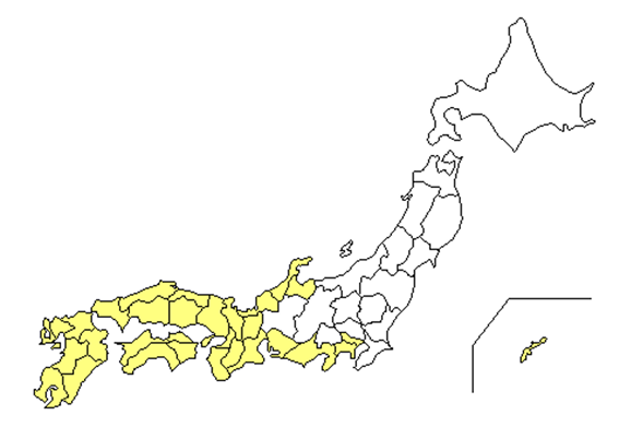 SFTS地図
