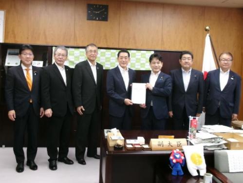 5月30日（金曜日）農林水産副大臣への重要施策提案・要望（東京都）