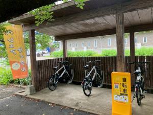 赤坂泉公園のシェアサイクル設置写真