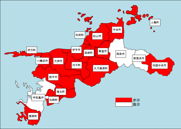 R6実質単年度収支(地図)
