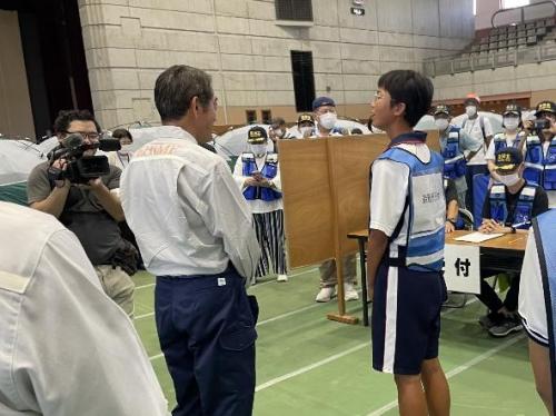 9月7日（日曜日）愛媛県総合防災訓練（宇和島市）