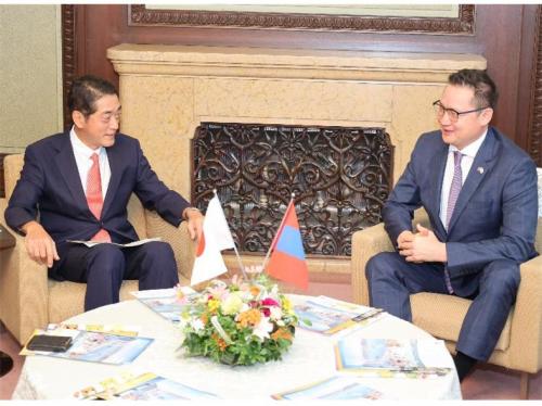 10月2日（木曜日）駐日モンゴル国大使らの訪問（県庁）