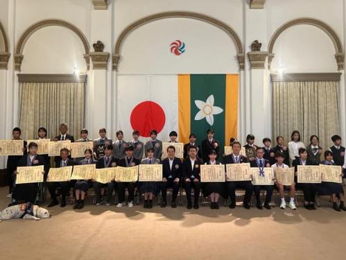 10月22日（水曜日）愛顔のえひめ知事表彰式（県庁）