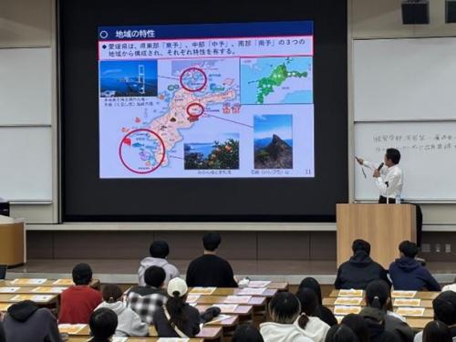 10月29日（水曜日）本県並びに松山大学主催講演会（松山市）