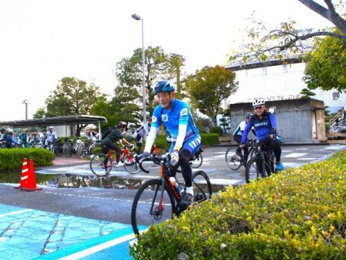 11月1日（土曜日）県内経済人らと松前町サイクリング（松前町）