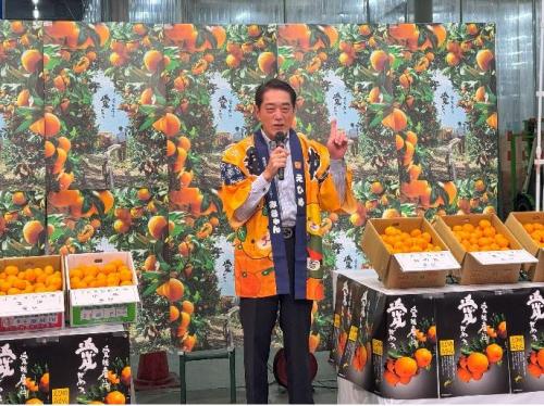 11月6日（木曜日）県産みかんトップセールス（東京都中央卸売市場（大田市場））