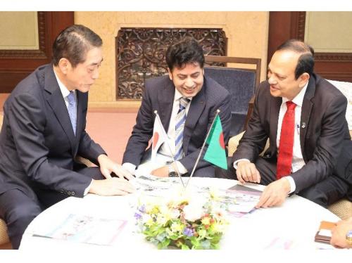 11月12日（水曜日）駐日バングラデシュ大使らの訪問（県庁）