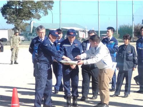 11月30日（日曜日）愛媛県原子力防災訓練（現地訓練視察）（伊予市）