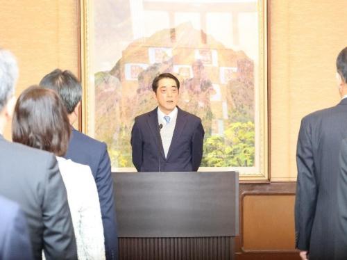 1月5日(月曜日)仕事始め式(県庁)