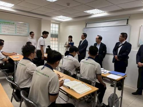 1月12日(月曜日)(現地時間)人材教育機関視察(ベトナム)