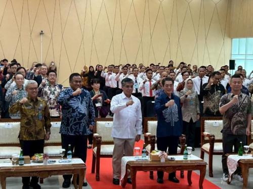 1月15日(木曜日)(現地時間)本県へ送り出される技能実習生の出発式(インドネシア)