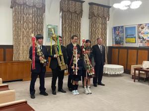 極真会館愛媛県戸田道場　表敬訪問