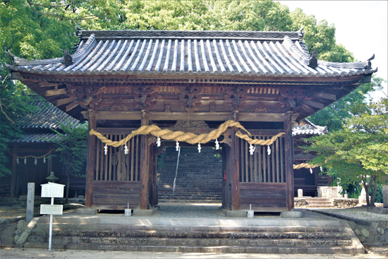 国津比古命神社楼門の画像