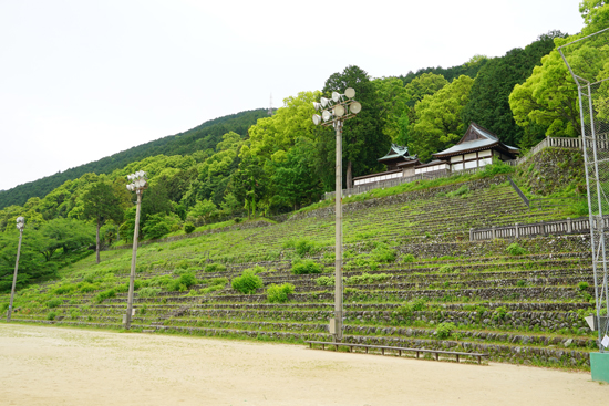 山根競技場観覧席の画像