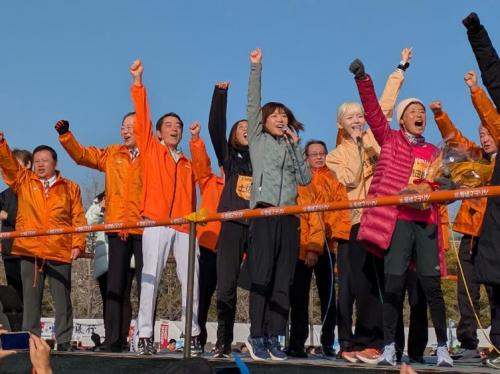 2月1日(日曜日)愛媛マラソンスタートセレモニー(松山市)