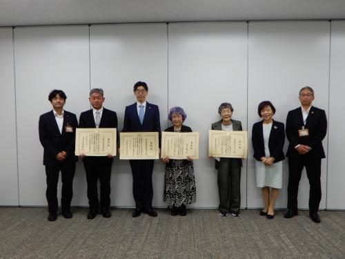 表彰式写真