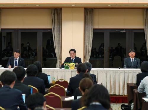 5月16日(土曜日)全国植樹祭えひめ2026行幸啓に関する記者会見(松山市)