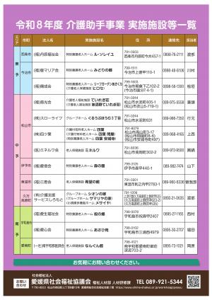 令和8年度介護助手募集チラシ(裏面)