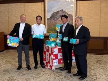 7月21日（火曜日）衛生用品等製造販売会社の訪問（県庁）