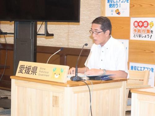 7月23日（木曜日）定例記者会見（県庁）