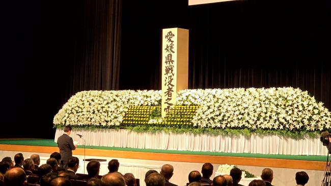 815_愛媛県戦没者追悼式