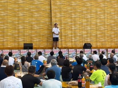 8月22日（土曜日）トライアスロン中島大会開会式（松山市中島）