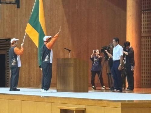 8月31日（月曜日）国民スポーツ大会県選手団結団式及び壮行会（県武道館）