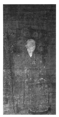 絹本著色虎関師練像の画像