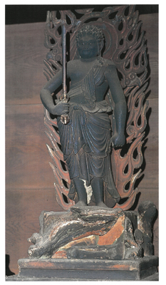 木造不動明王及び二童子立像（石手寺）の画像1