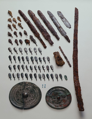 愛媛県朝日谷二号墳出土品の画像