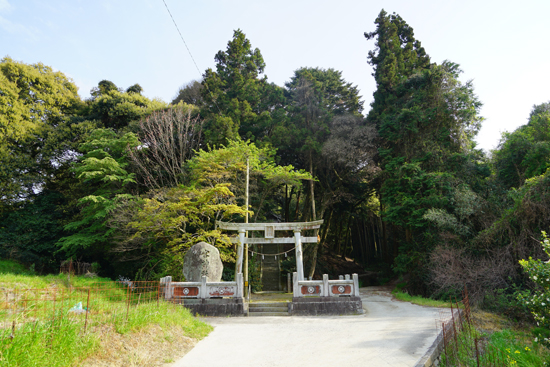 客神社の社叢の画像1