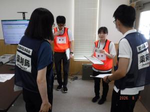 各班別にミーティングを実施しています